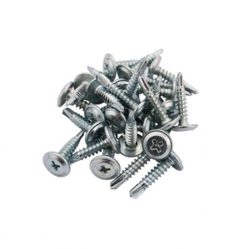 100x SELF-TAPTING SCREWS 4.2X13 flat head