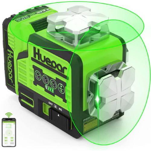 10.8V universal PRO 8 line green laser level Huepar bluetooth