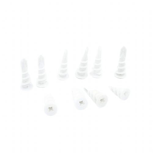 10x PVC self-tapping insert for plasterboard - snail