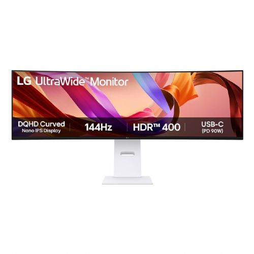 Monitor LG 49U950A-W 49" Nano IPS, 5120×1440, 32:9, 144 Hz, USB-C 90W, HDR, črn
