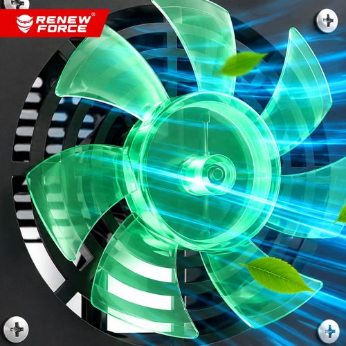 Ozone generator RENEW FORCE 140 W, 60 g/h, air flow 200 m³/h, 4 ceramic plates, 60 minute timer, yellow