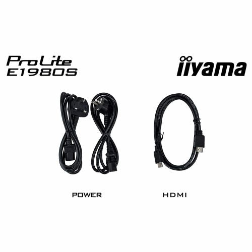 Monitor Iiyama ProLite E1980S, 48,3 cm (19"), 1280 x 1024, 5:4, TN, 250 cd/m2, 3ms, črna