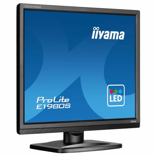 Monitor Iiyama ProLite E1980S, 48,3 cm (19"), 1280 x 1024, 5:4, TN, 250 cd/m2, 3ms, črna