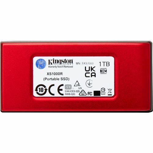 Zunanji SSD Kingston XS1000 USB 3.2 Gen2 Red 1TB
