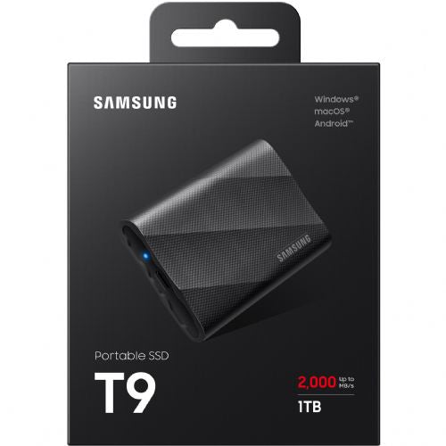 Zunanji SSD disk 1TB Samsung Portable T9 USB 3.2 Gen2 Črna