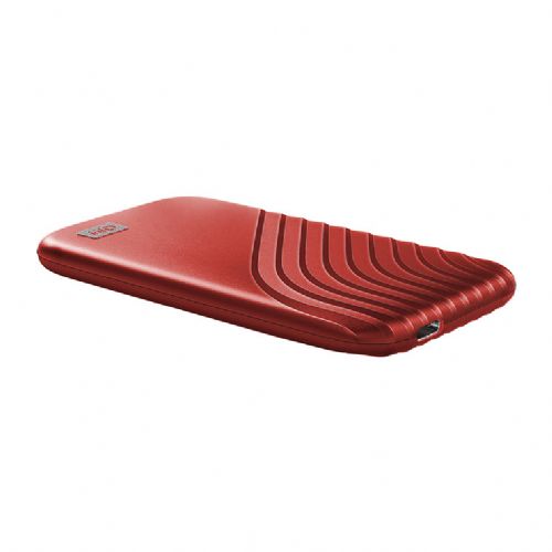 Zunanji SSD disk Western Digital MyPassport 1TB NVMe USB 3.2 Gen2 1050MB/s rdeč
