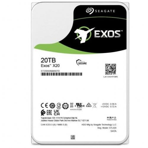 Trdi disk Seagate EXOS X20 ST20000NM007D, 20 TB, 7200 RPM, 256 MB