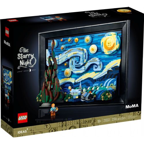 Kocke Lego® Ideas: Vincent van Gogh – Zvezdna noč (21333)