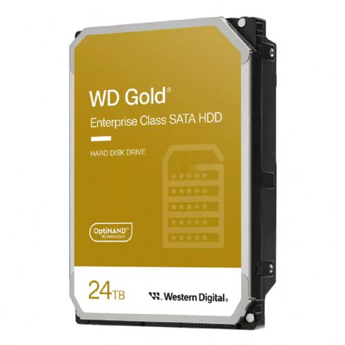 Vgradni HDD disk Western Digital WD Gold 24TB, 7200 vrt/min, 512MB predpomnilnika, 3,5", SATA III
