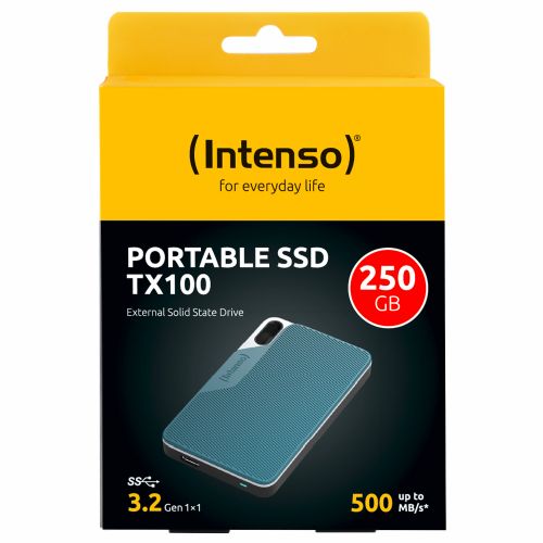 Zunanji SSD disk 250GB Intenso TX100 Portable USB 3.2 Anthrazit