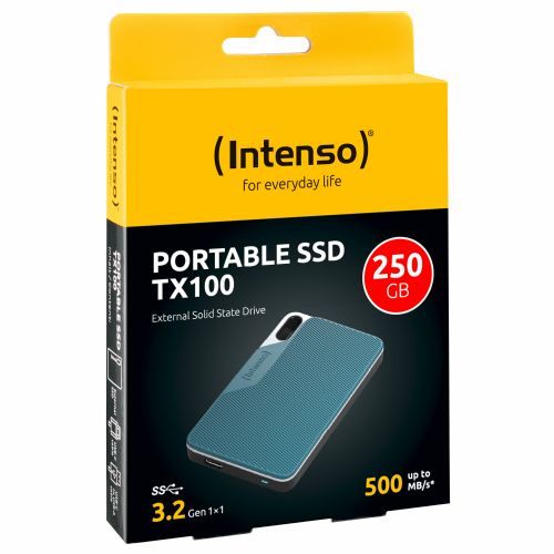 Zunanji SSD disk 250GB Intenso TX100 Portable USB 3.2 Anthrazit