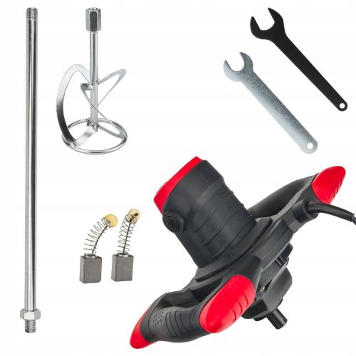 Electric mortar and adhesive mixer Red Technic + 2x M14 120mm mixer
