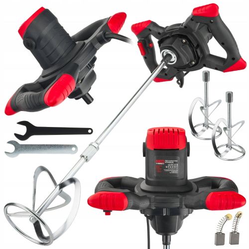 Electric mortar and adhesive mixer Red Technic + 2x M14 120mm mixer