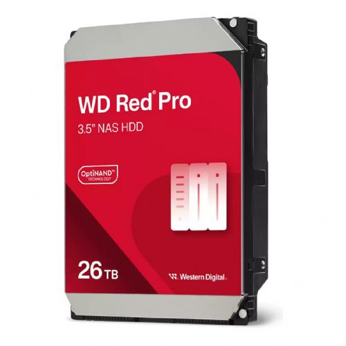 Vgradni HDD disk Western Digital Red Pro 26TB, 3,5", SATA 6 Gb/s, 7200 rpm, 512 MB predpomnilnika, za NAS