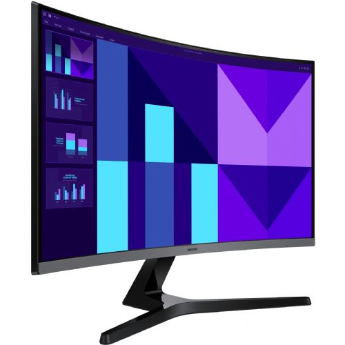 Monitor Samsung S27D396GAU 68,6cm (27"), ukrivljen, 1920 x 1080, FHD, 16:9, VA, 250cd/m2,4ms, črna