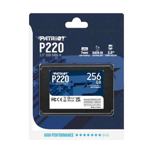 2,5-palčni 256GB Patriot P220 SATA3 550/490 PS1662