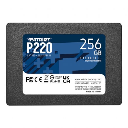 2,5-palčni 256GB Patriot P220 SATA3 550/490 PS1662