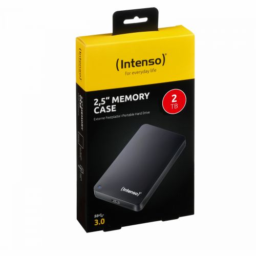 Zunanji trdi disk Intenso Memory Case, 2,5", 2 TB, USB 3.0, črn