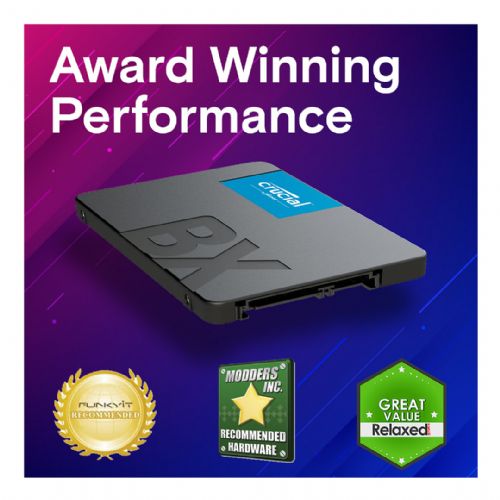Vgradni SSD disk Crucial BX500 4TB 2,5", SATAIII, 3D NAND, 7 mm