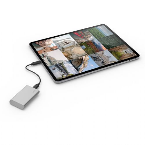 Zunanji SSD disk LaCie 1TB NVMe Thunderbolt USB-C 1050MB/s srebrn