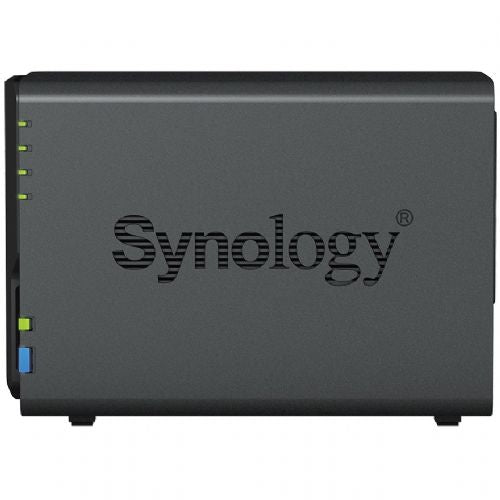 NAS sistem Synology DS223 Realtek RTD1619B CPU, 2 ležišči, do 64 TB, 10 GBe, 3x USB-A
