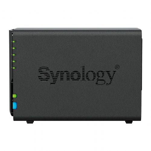 NAS system Synology DS224+ 2-bay, Intel Celeron, 2 GB DDR4, RAID support, black