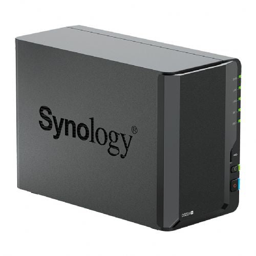 NAS system Synology DS224+ 2-bay, Intel Celeron, 2 GB DDR4, RAID support, black
