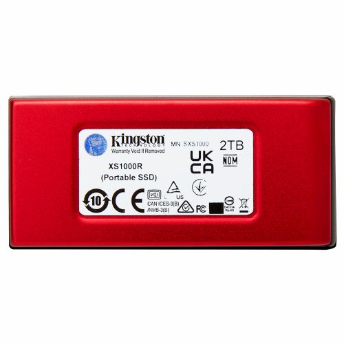 2TB Kingston XS1000 USB 3.2 Gen2 Red