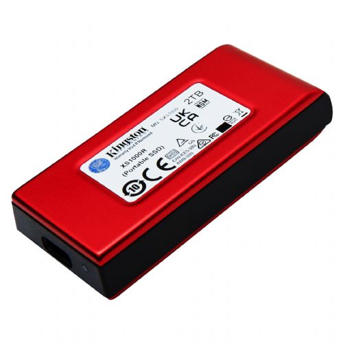 2TB Kingston XS1000 USB 3.2 Gen2 Red