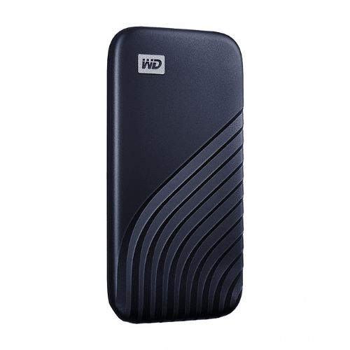 Zunanji SSD disk Western Digital MyPassport 2TB NVMe, USB 3.2 Gen2, 1050MB/s, kovinsko ohišje, modra