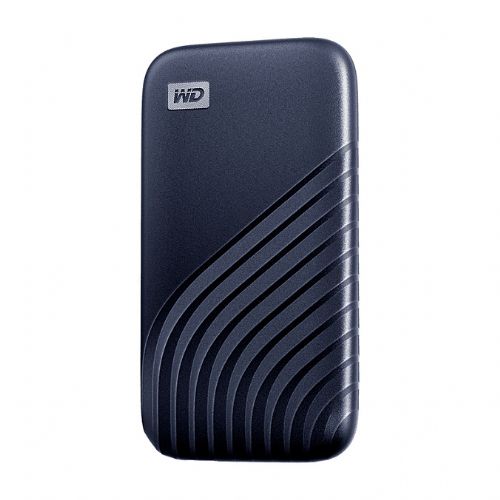 Zunanji SSD disk Western Digital MyPassport 2TB NVMe, USB 3.2 Gen2, 1050MB/s, kovinsko ohišje, modra