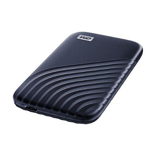 Zunanji SSD disk Western Digital MyPassport 2TB NVMe, USB 3.2 Gen2, 1050MB/s, kovinsko ohišje, modra