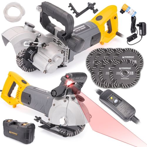 Water-cooled wall groove cutter with laser 133mm 3000 W