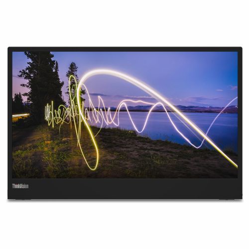 Monitor Lenovo ThinkVision M15 Portable 39,6 cm (15,6"), 1920x1080 (FHD), 250cd/m2, 16:9, 6ms, IPS, 2x USB-C 65W, črna (62CAUAT1WL)