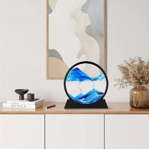 3D tabletop glass sand painting 18cm MIX
