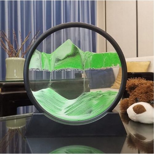 3D tabletop glass sand painting 18cm MIX