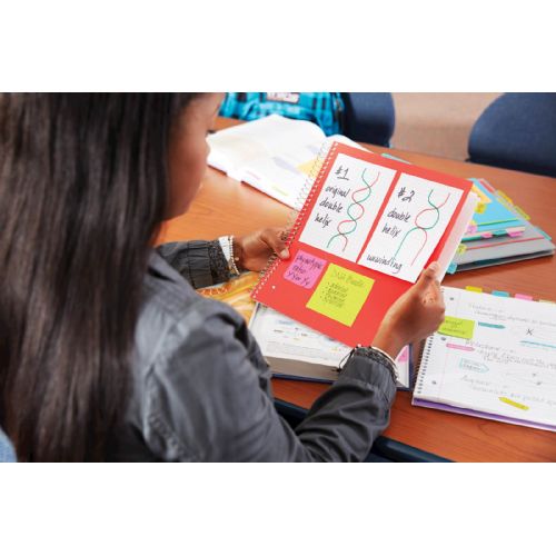 3M Post-it 654 Super Sticky Notes, 76mm x 76mm, available in a 90-sheet pad. 23ygrqv742xa