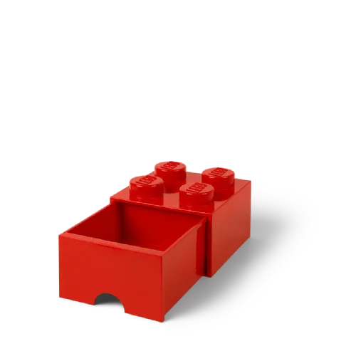 Lego®: Škatla za shranjevanje z gradnikom 4 - Rdeča (40051730)