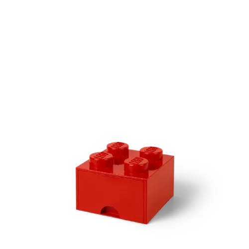 Lego®: Škatla za shranjevanje z gradnikom 4 - Rdeča (40051730)