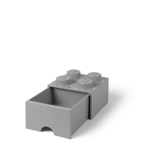 Lego®: Škatla za shranjevanje z gradnikom 4 - Siva (40051740)