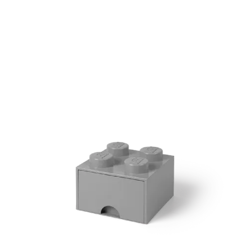Lego®: Škatla za shranjevanje z gradnikom 4 - Siva (40051740)