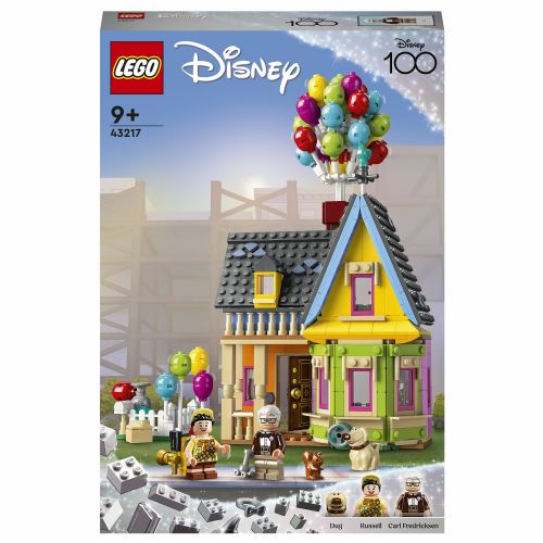 Kocke LEGO Disney 43217 Carlova hiša iz filma Up, 598 kosov, 3 figure, zbirateljski model