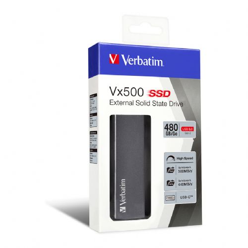 480GB Verbatim Vx500 2,5" (6,3 cm) USB 3.1 srebrn, maloprodajna cena