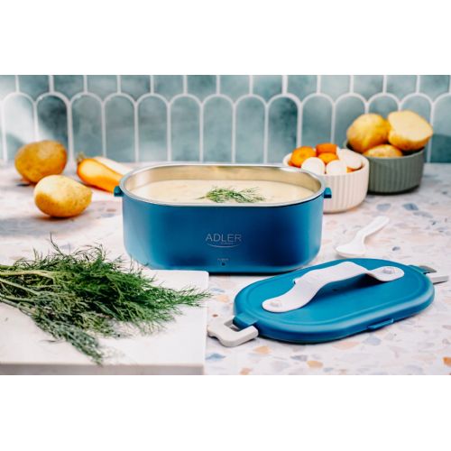 Electric lunch box Adler AD4505B 800ml, blue