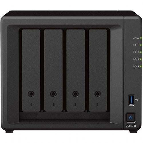 4-Bay Synology DDR4 ECC 2x USB3.2-I 1 DS923+ 4GB RAM