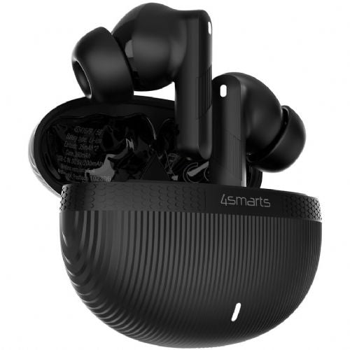 Slušalke 4Smarts SkyBuds Pro ANC črne, brezžične, aktivno odpravljanje šumov, Bluetooth 5.4, do 20h avtonomije