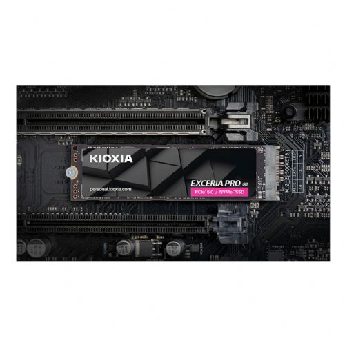 Vgradni SSD disk Kioxia Exceria Pro G2 LVE10Z4T09G8 4TB, M.2 2280, PCIe 5.0 NVMe, hitrost branja 14900 MB/s, BiCS FLASH TLC