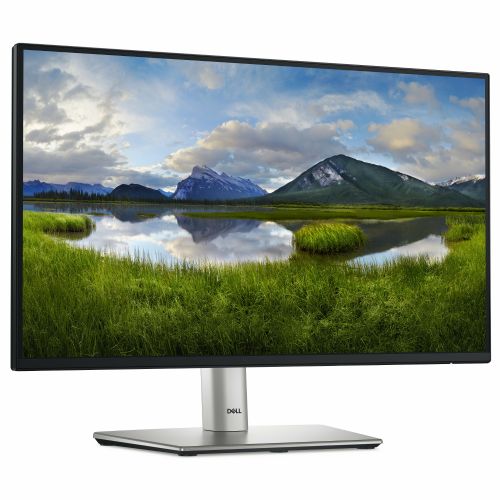 Dell P2225H Monitor, 54.6 cm (21.5"), 1920 x 1080 (FHD), IPS, 250 cd/m2, 16 : 9, 5 ms, 100 Hz, HDMI, DP, VGA, USB-C, black-silver