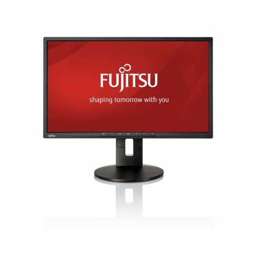 Monitor Fujitsu B22-8 TS Pro, 54,6 cm (21,5"), 1920 x 1080 (Full HD), 16 : 9, 5 ms, 250 cd/m2, IPS, DVI-D, VGA, DisplayPort, VESA, zvočniki, črn
