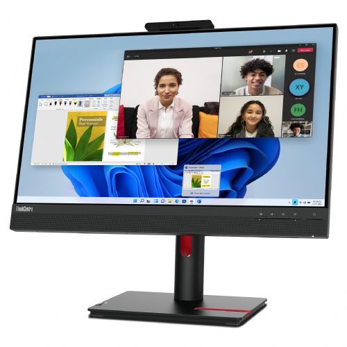 Monitor Lenovo ThinkCentre Tiny-in-One 24 Gen 5 60,45 cm (23,8"), 1920x1080 (FHD), IPS, 250cd/m2, 16:9, Touch 60Hz 4ms HDMI DP zvočnik črn 94132451
